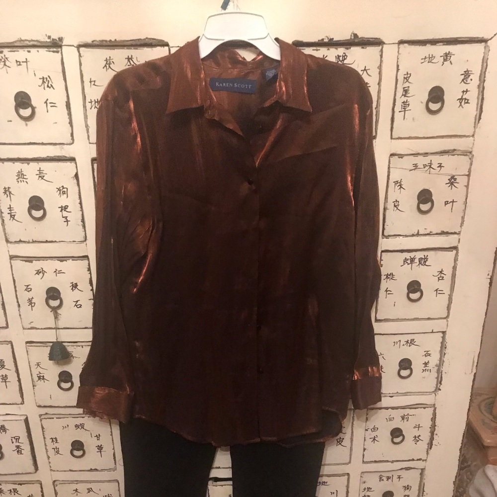 Long sleeve blouse